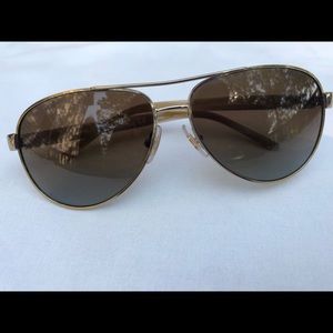 Ralph by Ralph Lauren Polarized Aviator Sunglasses